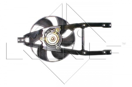 Ventilator radiator (cu carcasa) potrivit FIAT CINQUECENTO, SEICENTO / 600 0.7/0.9/1.1 07.91-01.10 [2]