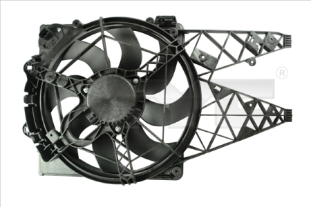 Ventilator radiator (cu carcasa) potrivit FIAT DOBLO, DOBLO CARGO 1.3D-2.0D dupa 2010 [2]
