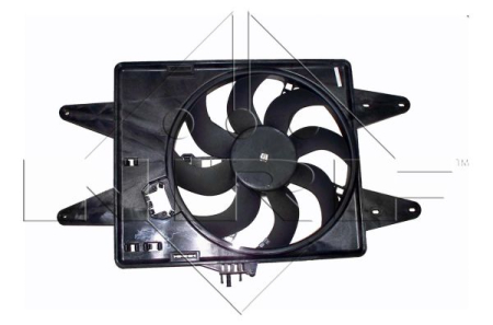 Ventilator radiator potrivit FIAT DOBLO, DOBLO/MINIVAN 1.9D dupa 2001 (cu carcasa) [1]