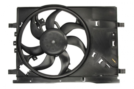 Ventilator radiator (cu carcasa) potrivit FIAT GRANDE PUNTO, PUNTO, PUNTO EVO, PUNTO/HATCHBACK; OPEL CORSA D 0.9-1.6 06.05- [0]