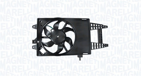 Racire - Ventilator radiator (cu carcasa) potrivit FIAT IDEA, PUNTO, PUNTO/HATCHBACK; LANCIA YPSILON 1.2/1.2CNG/1.4 09.99-