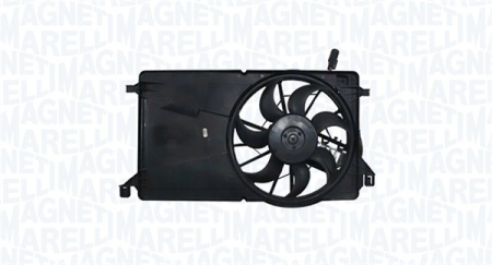 Ventilator - Ventilator radiator (cu carcasa) potrivit FORD C-MAX, FOCUS C-MAX, FOCUS II, FOCUS II/KOMBI 1.6-2.0LPG 10.03-09.12