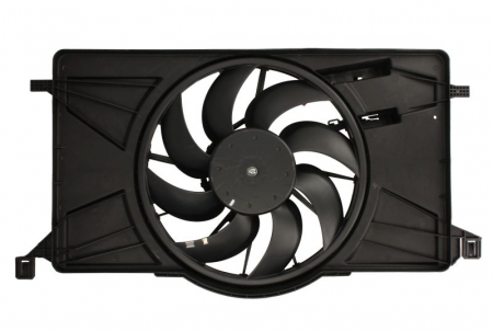 Ventilator - Ventilator radiator potrivit FORD C-MAX II, FOCUS III, FOCUS III/HATCHBACK, GRAND C-MAX 1.6-2.0 2010-2020 (cu carcasa)