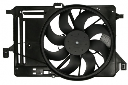 Ventilator - Ventilator radiator potrivit FORD C-MAX II, FOCUS III, FOCUS III/KOMBI, GRAND C-MAX 1.5D/1.6D 2010-2020 - (cu carcasa)