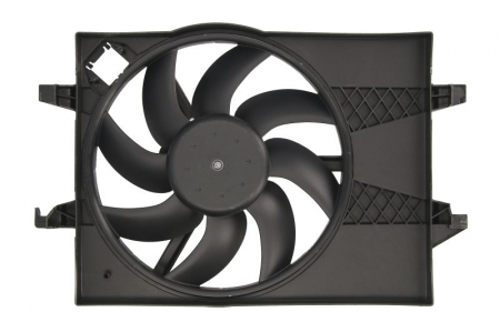 Ventilator - Ventilator radiator (cu carcasa) potrivit FORD FIESTA V, FUSION; MAZDA 2, 3 1.25-2.3 11.01-12.12