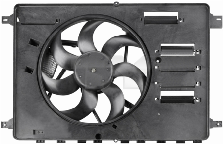 Ventilator radiator (cu carcasa) potrivit FORD GALAXY II, GALAXY MK II, KUGA I, MONDEO IV, S-MAX 1.6-2.5 2006-2015 [1]