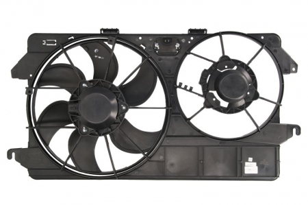 Ventilator radiator potrivit FORD TOURNEO CONNECT, TRANSIT CONNECT 1.8/1.8D 2002-2013 - (cu carcasa) [1]