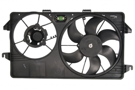 Ventilator - Ventilator radiator potrivit FORD TOURNEO CONNECT, TRANSIT CONNECT 1.8/1.8D 2002-2013 - (cu carcasa)