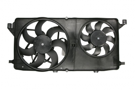 Ventilator - Ventilator radiator (cu carcasa) potrivit FORD TRANSIT, TRANSIT TOURNEO 2.2D-2.3LPG 04.06-12.14