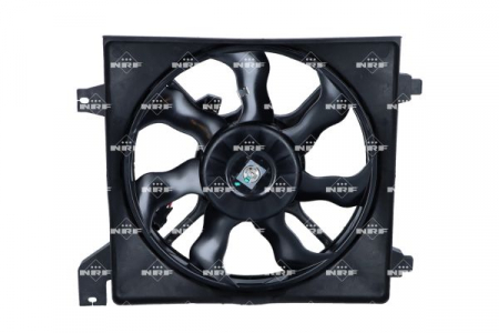 Ventilator radiator potrivit HYUNDAI ACCENT III 1.4/1.6 2005-2010 (cu carcasa) [2]