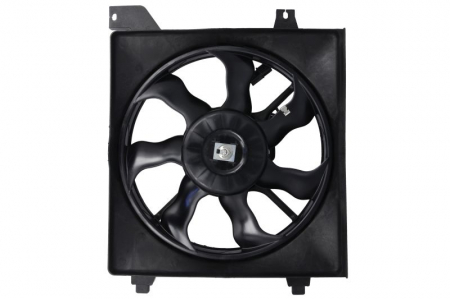 Ventilator - Ventilator radiator potrivit HYUNDAI ACCENT III 1.4/1.6 2005-2010 (cu carcasa)