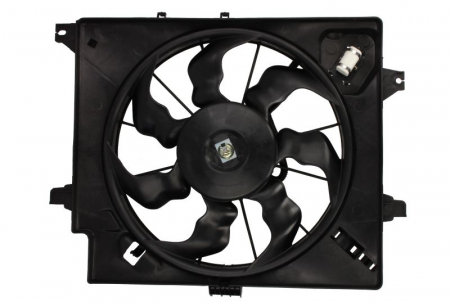 Ventilator - Ventilator radiator potrivit HYUNDAI ELANTRA V, I30; KIA CEE'D, PRO CEE'D 1.4D/1.6/1.6D dupa 2011 (cu carcasa)