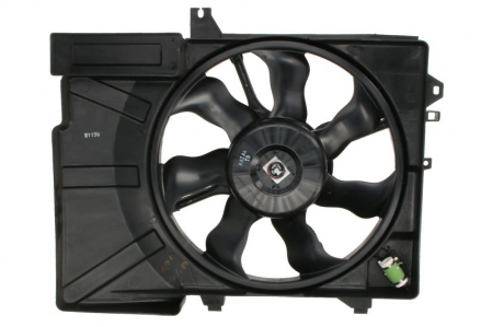 Ventilator radiator (cu carcasa) potrivit HYUNDAI GETZ 1.1/1.3 09.02-09.05 [0]