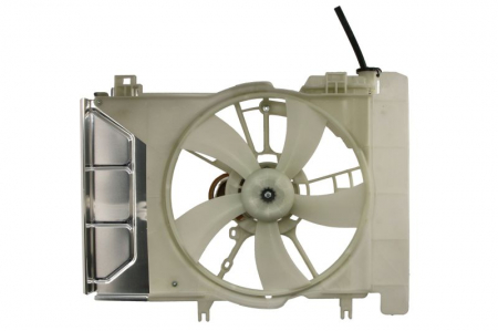 Ventilator - Ventilator radiator potrivit HYUNDAI I10 I 1.1/1.1D/1.2 2008-2013 - (cu carcasa)