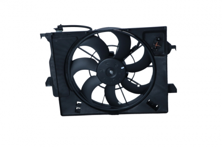 Ventilator radiator potrivit HYUNDAI I20 I; KIA RIO III 1.4 dupa 2008 - (cu carcasa) [2]