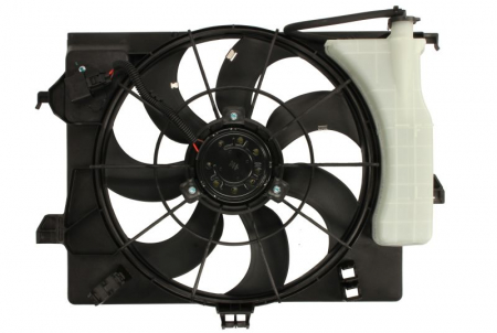 Ventilator radiator potrivit HYUNDAI I20 I; KIA RIO III 1.4 dupa 2008 - (cu carcasa) [1]