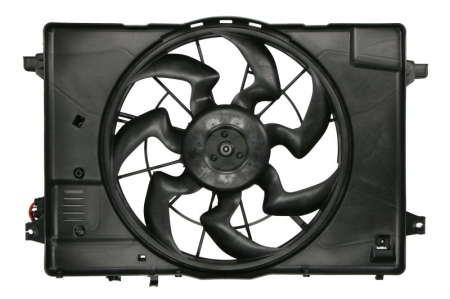 Ventilator - Ventilator radiator (cu carcasa) potrivit HYUNDAI IONIQ; KIA CEED, NIRO, NIRO I, XCEED 1.6H 03.16-