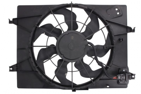 Ventilator radiator potrivit HYUNDAI TUCSON 2.0/2.0D dupa 2004 - (cu carcasa) [1]