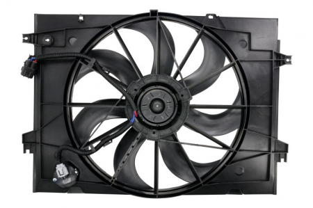 Ventilator radiator (cu carcasa) potrivit HYUNDAI TUCSON; KIA SPORTAGE II 2.0/2.0D 08.04- [1]