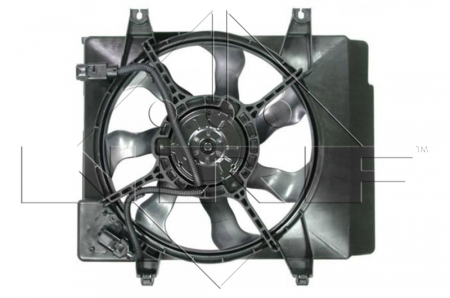 Ventilator - Ventilator radiator potrivit KIA PICANTO 1.0/1.1/1.1D dupa 2004 - (cu carcasa)