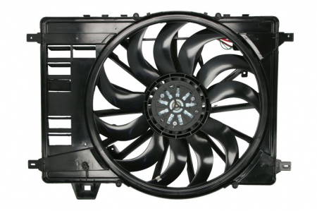 Ventilator - Ventilator radiator (cu carcasa) potrivit LAND ROVER DISCOVERY SPORT, RANGE ROVER EVOQUE 2.0/2.0D/2.0DH 12.14-