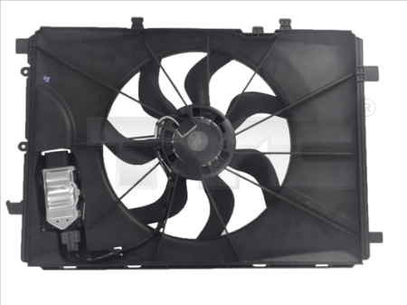Ventilator radiator (cu carcasa) potrivit MERCEDES A (W176), B SPORTS TOURER (W246, W242), CLA (C117), CLA SHOOTING BRAKE (X117), GLA (X156), SLK (R172) 1.5D-2.0 dupa 2011 [1]