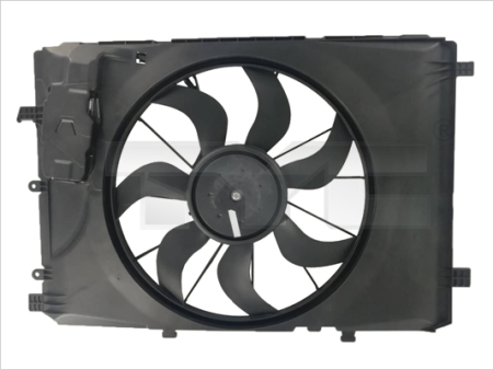 Ventilator radiator (cu carcasa) potrivit MERCEDES A (W176), B SPORTS TOURER (W246, W242), CLA (C117), CLA SHOOTING BRAKE (X117), GLA (X156), SLK (R172) 1.5D-2.0 dupa 2011 [2]