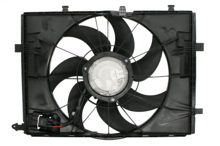Ventilator radiator (cu carcasa) potrivit MERCEDES C (A205), C (C205), C T-MODEL (S205), C (W205), CLS (C257), E (A238), E ALL-TERRAIN (S213), E (C238), E T-MODEL (S213), E (W213), GLC (C253) 1.5-3.0  [1]