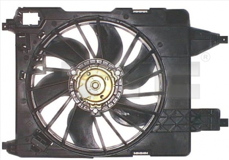 Ventilator radiator (cu carcasa) potrivit MERCEDES CITAN MIXTO (DOUBLE CABIN), CITAN (MPV), CITAN/MINIVAN (W415); RENAULT KANGOO BE BOP, KANGOO EXPRESS, KANGOO II, MEGANE II 1.2-2.0 09.02- [2]