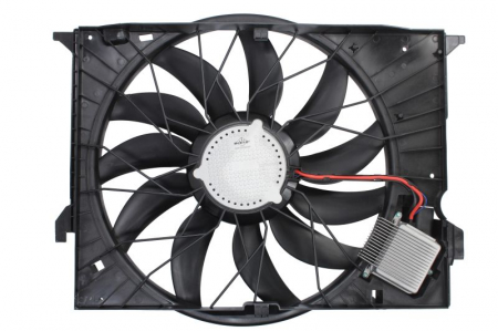 Ventilator radiator (cu carcasa) potrivit MERCEDES CLK (C209), CLS (C219), E T-MODEL (S211), E (W211), S (C216), S (W221), SLR (R199) 3.0D-6.2 11.02- [1]