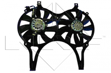 Ventilator radiator potrivit MERCEDES E T-MODEL (S210), E (W210) 2.0-5.4 1995-2003 - (cu carcasa) [1]