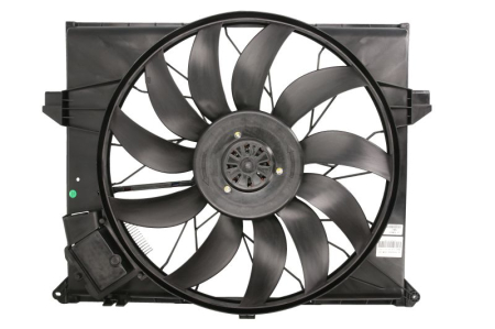 Ventilator - Ventilator radiator (cu carcasa) potrivit MERCEDES GL (X164), M (W164), R (W251, V251) 3.0D/4.7/5.5 07.05-12.14