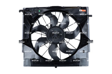 Ventilator radiator (cu carcasa) potrivit MERCEDES MARCO POLO CAMPER (W447), SPRINTER 3,5-T (B907, B910), SPRINTER 3-T (B910), SPRINTER 3-T (B910, B907), SPRINTER 4-T (B907 2.0D/2.2D 06.06- [1]
