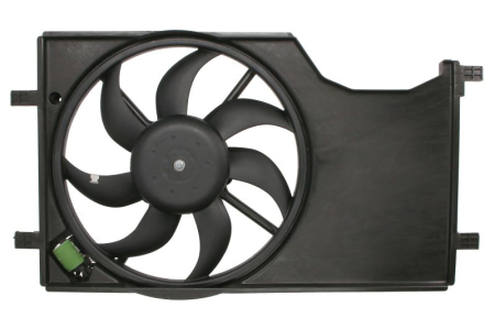 Climatizare - Ventilator radiator (cu carcasa) potrivit OPEL ADAM, CORSA E 1.0-1.6 dupa 2014