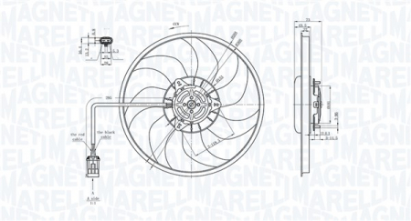 Ventilator radiator (cu carcasa) potrivit OPEL COMBO TOUR, COMBO/MINIVAN, CORSA C, CORSA C/HATCHBACK 1.0-1.8 09.00- [1]