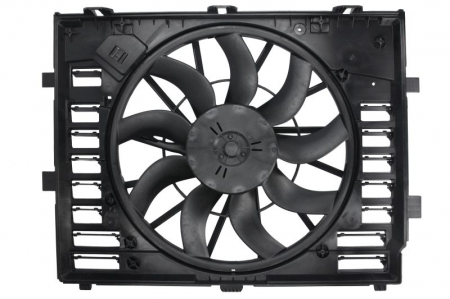 Ventilator - Ventilator radiator potrivit PORSCHE CAYENNE 3.0D/4.2D dupa 2014 (cu carcasa)