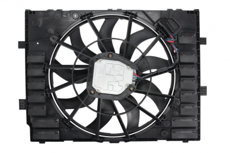 Ventilator radiator potrivit PORSCHE CAYENNE 3.0D/4.2D dupa 2014 (cu carcasa) [1]