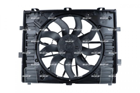Ventilator radiator potrivit PORSCHE CAYENNE 3.0D/4.2D dupa 2014 (cu carcasa) [2]