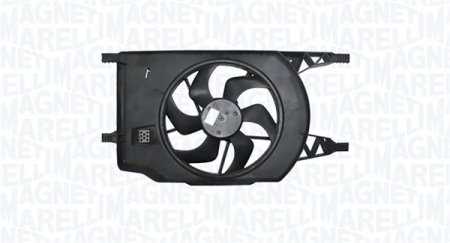 Ventilator - Ventilator radiator (cu carcasa) potrivit RENAULT ESPACE IV, LAGUNA II, VEL SATIS 1.6-3.5 03.01-