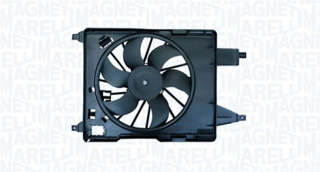 Ventilator - Ventilator radiator (cu carcasa) potrivit RENAULT KANGOO BE BOP, KANGOO EXPRESS, KANGOO II, MEGANE II, MEGANE II/KOMBI, SCENIC I, SCENIC II, THALIA I, THALIA II 1.2-Electric 06.00-