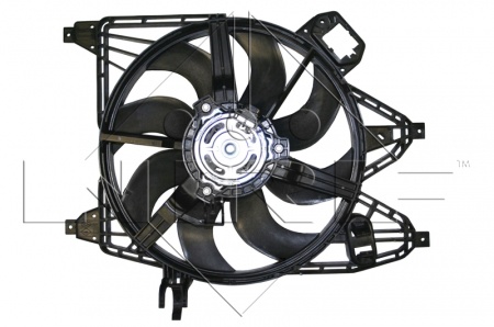 Ventilator - Ventilator radiator potrivit RENAULT KANGOO, KANGOO EXPRESS 1.5D dupa 2003 - (cu carcasa)
