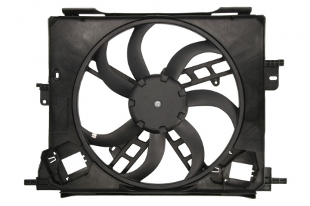 Piese Auto - Ventilator radiator (cu carcasa) potrivit RENAULT TWINGO III; SMART FORFOUR, FORTWO 0.9/0.9LPG/1.0 07.14-