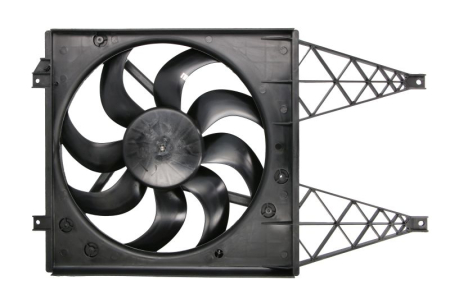 Ventilator - Ventilator radiator (cu carcasa) potrivit SEAT CORDOBA, IBIZA III, IBIZA IV, IBIZA IV SC, IBIZA IV ST, IBIZA IV/HATCHBACK, TOLEDO IV; SKODA FABIA I, FABIA I PRAKTIK, FABIA II 1.0-2.0D 08.99-