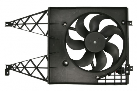 Ventilator radiator (cu carcasa) potrivit SEAT LEON; SKODA OCTAVIA I; VW BORA, BORA I, POLO, POLO III 1.0-2.0 07.95-12.13 [0]