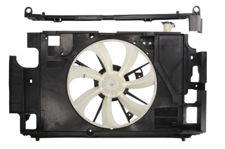 Ventilator - Ventilator radiator potrivit TOYOTA PRIUS PLUS 1.8H dupa 2011 (cu carcasa)