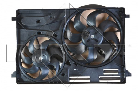 Ventilator radiator (cu carcasa) potrivit VOLVO S80 II, V70 III, V70 III/KOMBI, XC70 II 2.0D-4.4 03.06-12.16 [3]