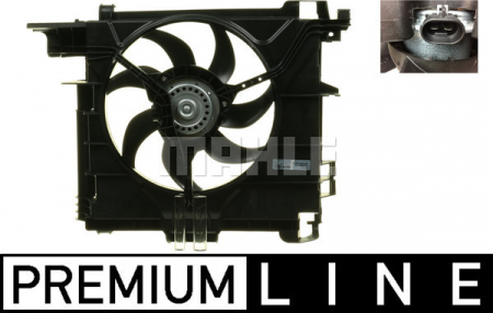 Ventilator - Ventilator radiator (cu carcasa) SMART FORTWO 0.8D/1.0/Electric dupa 2007