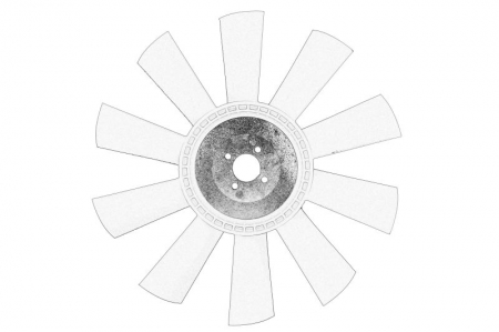 Ventilator - Ventilator radiator (diameter 457 mm, numar lame 10) potrivit URSUS 10014 H, 11024, 3822, 3824, 5322, 5324, 7524, 8014 H, 9014 H, 9024, 6024; ARMATRAC 1104; BASAK 2080, 2090, 2100, 2110; CASE IH 11
