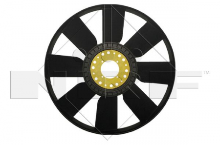 Ventilator - Ventilator radiator potrivit MERCEDES ATEGO 2, AXOR 2, UNIMOG OM900.920-OM924.923 dupa 2000 (diameter 595mm, numar lame 8)