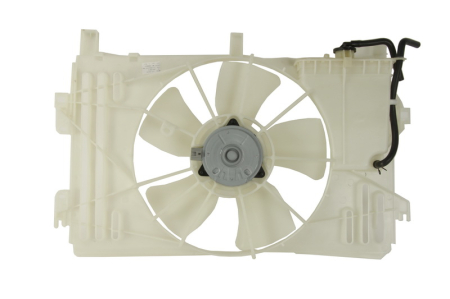 Ventilator radiator Dreapta (cu carcasa) potrivit AUDI COUPE B3; TOYOTA COROLLA, COROLLA VERSO 1.4-2.8 08.91-03.09 [1]
